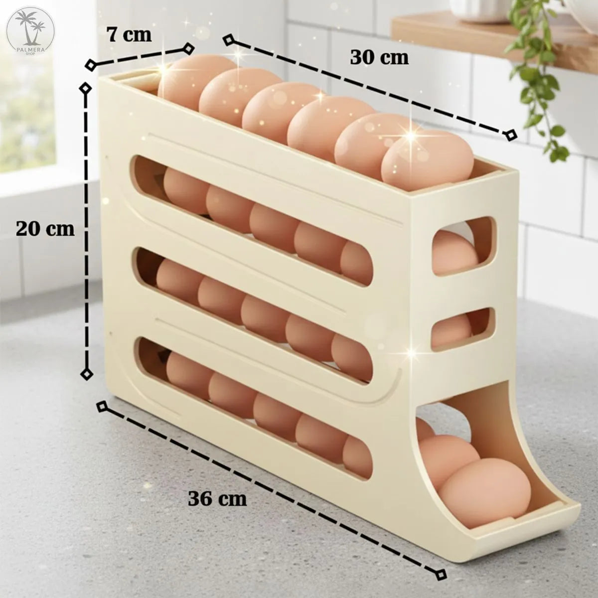 Dispensador de huevos para refrigerador